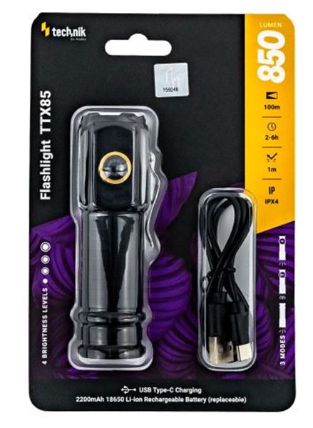 Picture of FLASHLIGHT TTX85 9XP35 LED 850 LUMEN